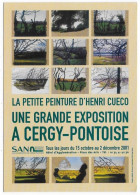 CPM - LES PETITES PEINTURES D'HENRI CUECO - UNE GRANDE EXPOSITION A CERGY-PONTOISE ... - Cergy Pontoise