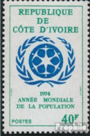 Elfenbeinküste 454 (kompl.Ausg.) Postfrisch 1974 Weltbevölkerungsjahr - Côte D'Ivoire (1960-...)