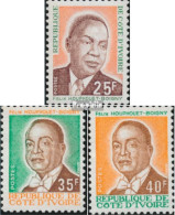 Elfenbeinküste 453,456a-457a (kompl.Ausg.) Postfrisch 1974 Präsident Houphouet Boigny - Côte D'Ivoire (1960-...)