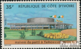 Elfenbeinküste 433 (kompl.Ausg.) Postfrisch 1973 Parteigebäude - Côte D'Ivoire (1960-...)