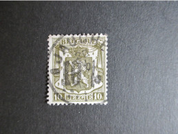 - 10% - Nr 724e Klein Staatswapen - Centrale Stempel Jauche - Usati