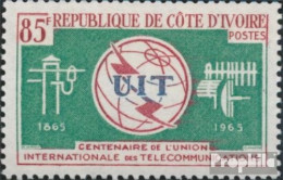 Elfenbeinküste 283 (kompl.Ausg.) Postfrisch 1965 Internationale Fernmeldeunion - Côte D'Ivoire (1960-...)