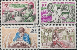 Elfenbeinküste 278-281 (kompl.Ausg.) Postfrisch 1965 Kunsthandwerk - Côte D'Ivoire (1960-...)