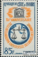 Elfenbeinküste 258 (kompl.Ausg.) Postfrisch 1963 Allgemeine Erklärung Der Menschenre - Côte D'Ivoire (1960-...)