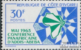Elfenbeinküste 247 (kompl.Ausg.) Postfrisch 1963 Konferenz Der Staaten Afrikas - Côte D'Ivoire (1960-...)