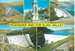 SCENES FROM RHAYADER AND THE ELAN VALLEY, POWYS, WALES. UNUSED POSTCARD   Wt6 - Other & Unclassified