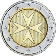 Malte, 2 Euro, 2008, Paris, SPL+, Bimétallique, KM:132 - Malte