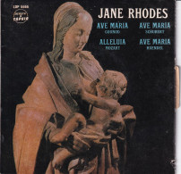 JANE RHODES - FR EP - AVE MARIA + 3 - Classique