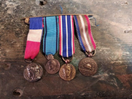 Barette Médailles Militaires Décorations - Frankrijk