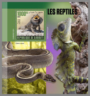 DJIBOUTI 2023 MNH Snakes Schlangen Serpents Reptiles Reptilien S/S I - OFFICIAL ISSUE - DHQ2335 - Serpents