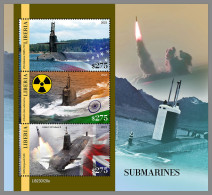 LIBERIA 2023 MNH Submarines U-Boote Sous-marins M/S - OFFICIAL ISSUE - DHQ2335 - Submarines