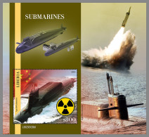 LIBERIA 2023 MNH Submarines U-Boote Sous-marins S/S I - OFFICIAL ISSUE - DHQ2335 - Submarines