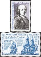 Französ. Gebiete Antarktis 140-141 (kompl.Ausg.) Postfrisch 1980 Admiral D Entrecasteaux - Neufs