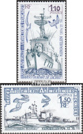 Französ. Gebiete Antarktis 138-139 (kompl.Ausg.) Postfrisch 1980 Schiffe - Neufs