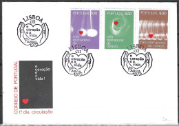 Portugal - FDC - O Coracao E A Vida! 24TH APRIL 1972 FDC "THE HEART IS LIFE" - Brieven En Documenten