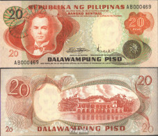 Philippinen Pick-Nr: 150a Bankfrisch 20 Piso - Philippines