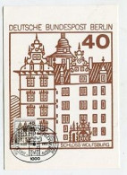 MC 158415 GERMANY BERLIN WEST - 1980 - Burgen Und Schlösser - Schloss Wolfsburg - Cartes-Maximum (CM)