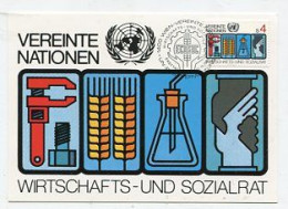 MC 158424 UNITED NATIONS - Wien - 1980 - Wirtschafts Und Sozialrat - Maximumkaarten