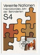 MC 158425 UNITED NATIONS - Wien - 1981 - Internationales Jahr Der Behinderten - Maximum Cards