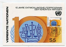 MC 158428 UNITED NATIONS - Wien - 1981 - 10. Jahre Entwicklungshelferprogramm - Tarjetas – Máxima