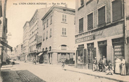 Lyon Croix Rousse * Quartier 1er & 4ème * Rue Du Mail * Commerce Magasin Teinture Dégraissage * Teinturerie - Lyon 1