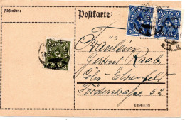 59747 - Deutsches Reich - 1923 - 8M Posthorn MiF A OrtsKte COELN - Lettres & Documents