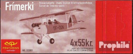 Island 979MH (kompl.Ausg.) Postfrisch 2001 Historische Flugzeuge - Neufs