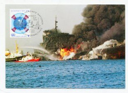 MC 158436 UNITED NATIONS - Wien - 1983 - Sicherheit Auf See - Maximumkaarten