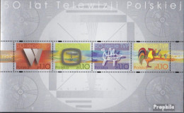 Polen Block154 (kompl.Ausg.) Postfrisch 2002 Fernsehen - Unused Stamps