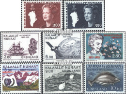 Dänemark - Grönland 155-162 (kompl.Ausg.) Jahrgang 1985 Komplett Postfrisch 1985 Jugend, Kleist, Fauna U.a. - Unused Stamps