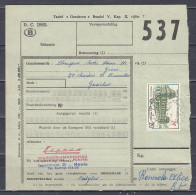 Vrachtbrief Met Stempel HEULE - Documenten & Fragmenten