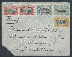 1904 MOLS : LETTRE DE POPOKABAKA VERS LA NORVEGE EN DOUBLE PORT - Briefe U. Dokumente