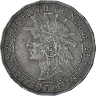 Monnaie, Guadeloupe, 50 Centimes, 1921, TTB+, Cupro-nickel, KM:45 - Sonstige & Ohne Zuordnung