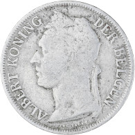 Monnaie, Congo Belge, Franc, 1928, TTB+, Cupro-nickel, KM:21 - 1910-1934: Alberto I