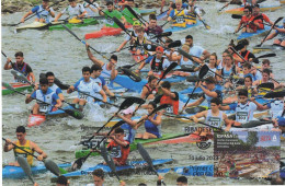 SPAIN. MAXICARD FIRST DAY. INTERNATIONAL DESCENT OF THE SELLA RIVER. CANOEING. RIBADESELLA. 2023 - Tarjetas Máxima