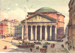 ROME, THE PANTHEON, BUILDING, FOUNTAIN, ITALY - Panthéon