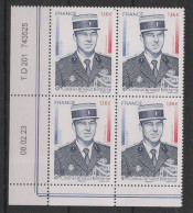 FRANCE - 2023 - N°YT. 5663 - Colonel Beltrame - Bloc De 4 Coin Daté - Neuf Luxe ** / MNH / Postfrisch - 2020-…