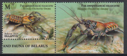 BELARUS 2023 Spinycheek Crayfish.Crustaceans.st+couponMNH - Crustaceans