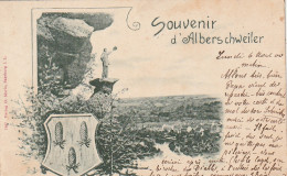 *** 57  ***  Souvenir D'ALBERSCHWEILER - Timbrée TTB  - Albestroff