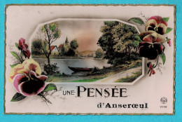 * Anseroeul - Mont De L'Enclus (Hainaut - La Wallonie) * (Noyer, Nr 2032) Une Pensée D'Anseroeul, Fantaisie, Bonjour De - Kluisbergen