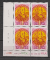 FRANCE - 2023 - N°YT. 5695 - Blaise Pascal - Bloc De 4 Coin Daté - Neuf Luxe ** / MNH / Postfrisch - 2020-…