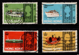 1968 Hong Kong Sea Craft SG 247, 248, 250 And 252 Seconds Cat. 10.65 - Usados