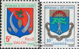 Elfenbeinküste 421,427 (kompl.Ausg.) Postfrisch 1973 Wappen Der Elfenbeinküste - Côte D'Ivoire (1960-...)