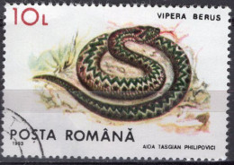 ROUMANIE -  Vipère (Vipera Berus) - Oblitérés