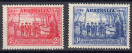 Australie 1937 Yvert 123 / 124 ** Neufs Sans Charniere. 150eme Anniversaire De La Fondation Se Sydney - Mint Stamps