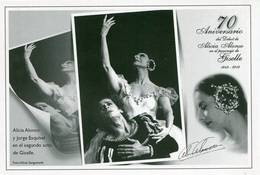 Lote PEP1197, Cuba, 2014, Entero Postal Stationery, Alicia Alonso, 7-20, Dance, Ballet, Giselle - Cartes-maximum