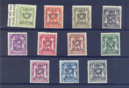 Reeks 21  PRE464/PRE474 Postgaaf ** MNH PRACHTIG 220 Côte - Tipo 1936-51 (Sigillo Piccolo)