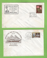 História Postal - Filatelia - 3 Envelopes Comemorativos - Cover - Letter - Stamps - Timbres - Philately Portugal China - Cartas & Documentos