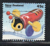 NEW ZEALAND NUOVA ZELANDA 2000 KIWIANA BUZZY BEE 45c USED USATO OBLITERE' - Usati