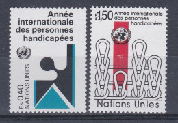 NU Genève 1981 97-98 ** Année Des Personnes Handicapées - Neufs